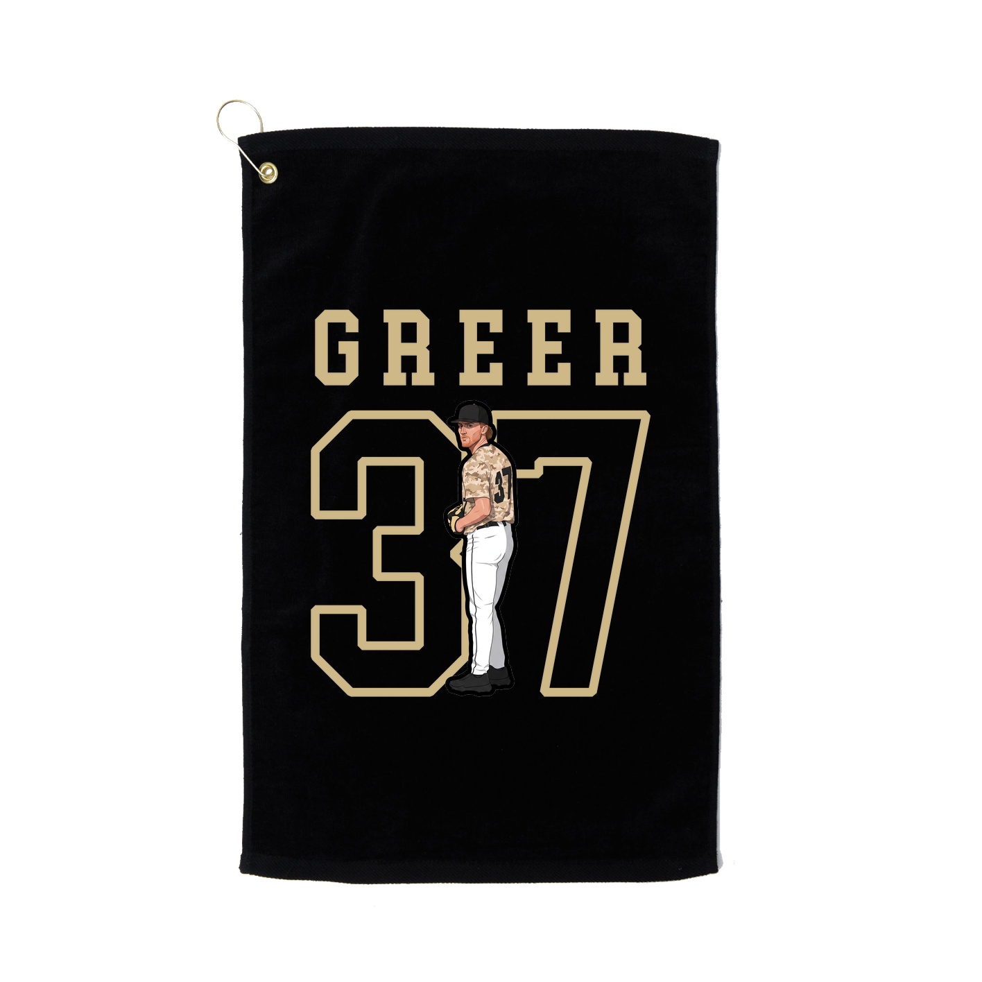 Golf Towel — Shirsey in Black