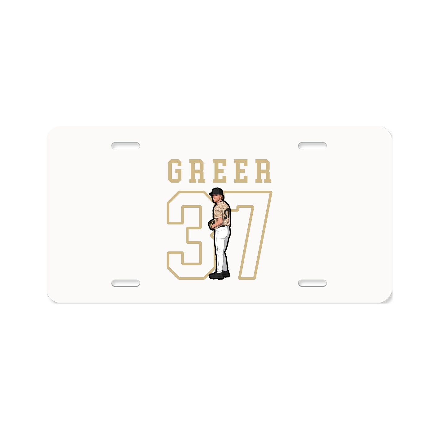 License Plate — Shirsey in Classic