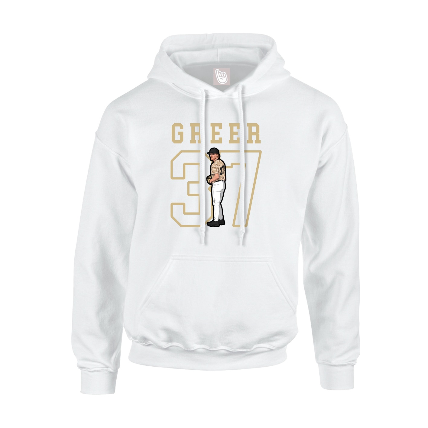 Youth Hoodie — Shirsey in White