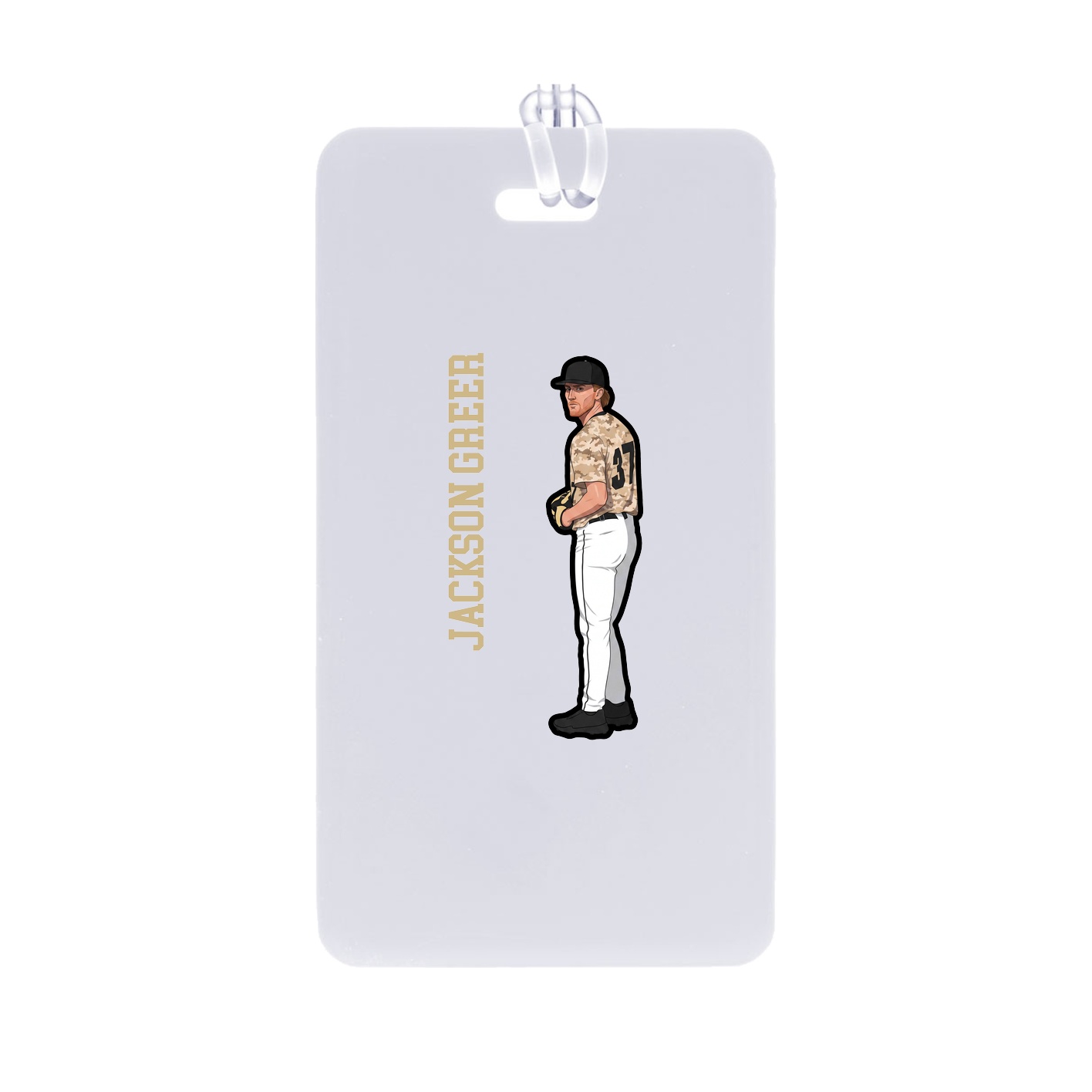 Bag Tag — Name Vertical in Classic