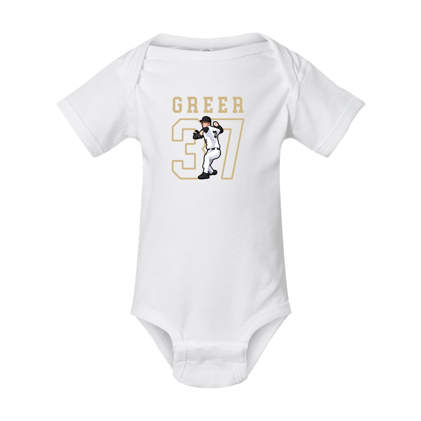 Baby Onesie — Shirsey in White