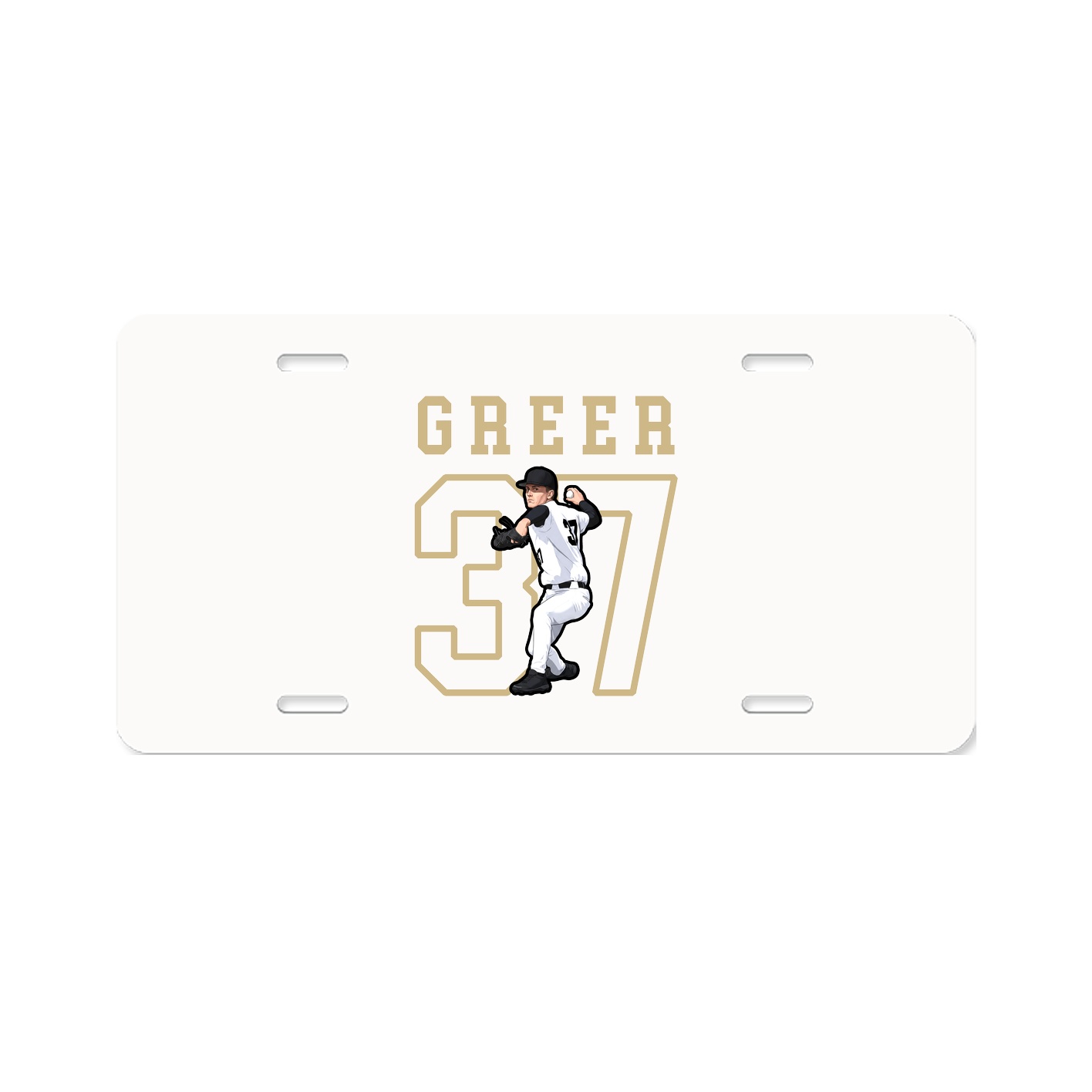 License Plate — Shirsey in Classic