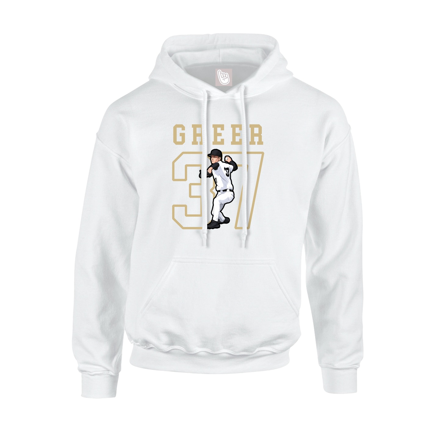Youth Hoodie — Shirsey in White
