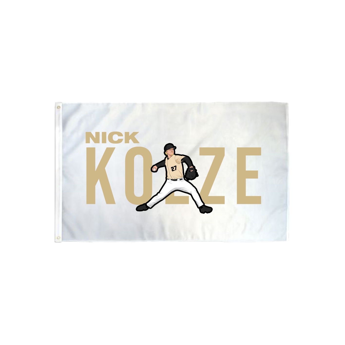 3x5 Flag — Player Name in Classic