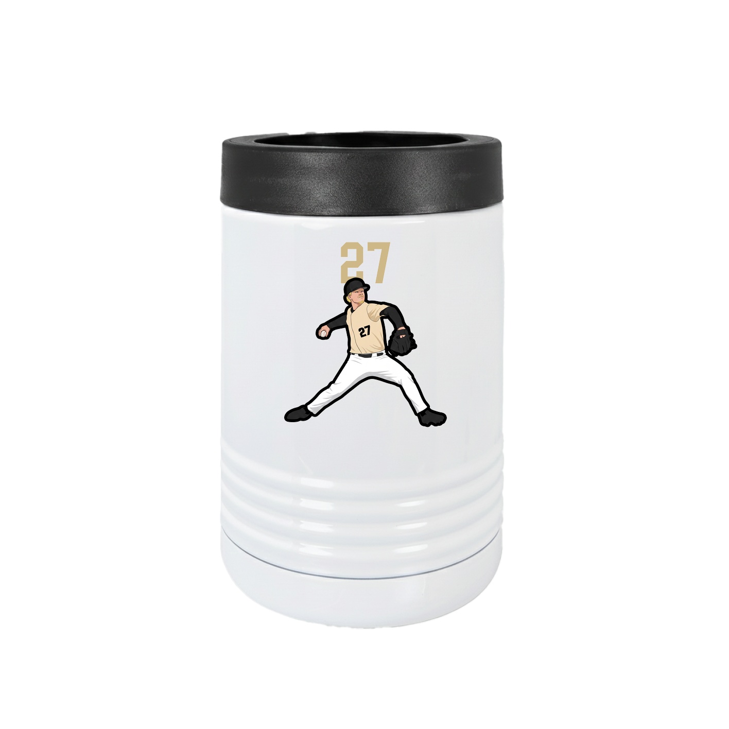 Beverage Holder — Number Top in White