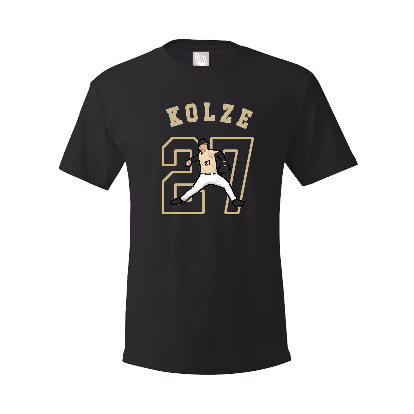 Youth Tee — Shirsey Arch in Black
