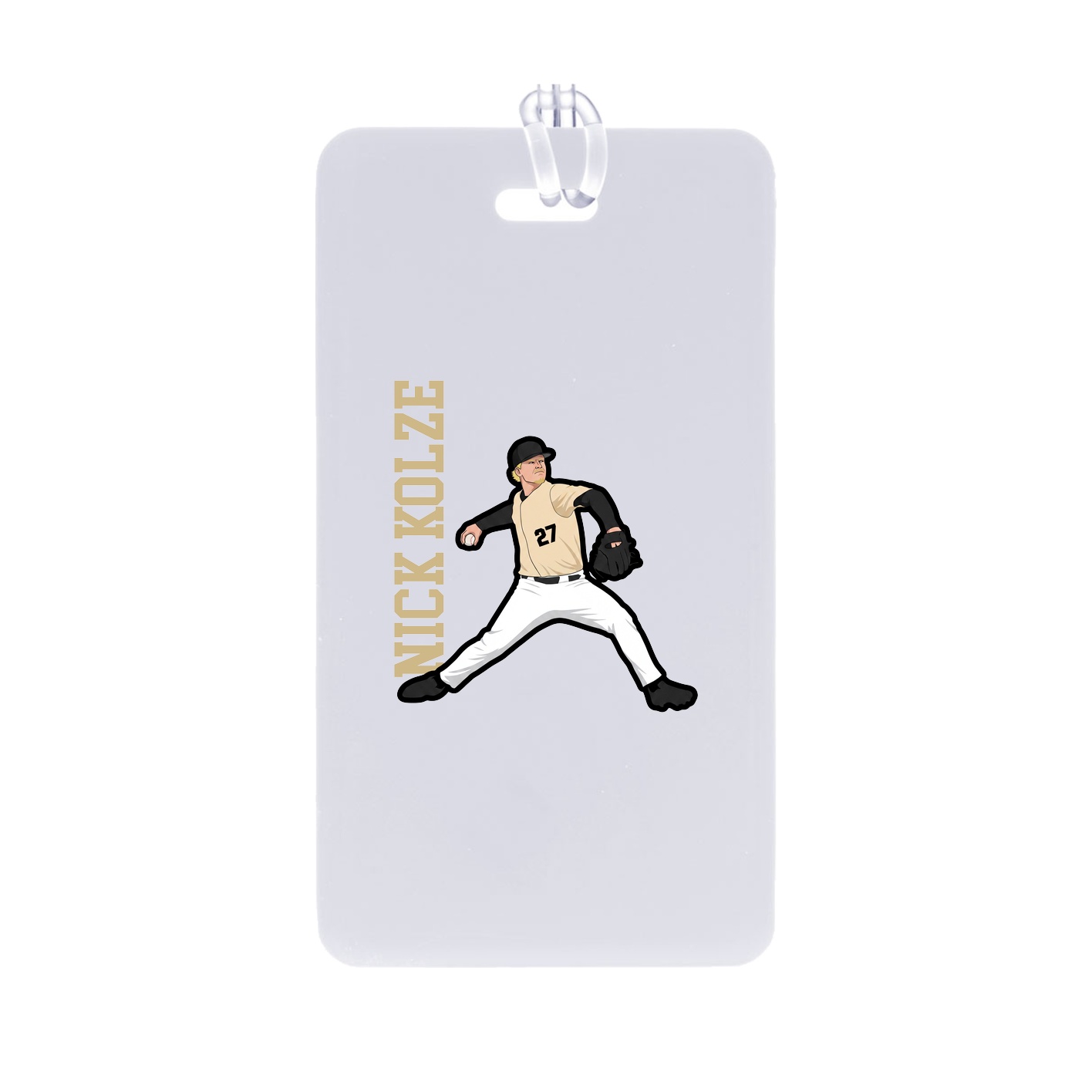 Bag Tag — Name Vertical in Classic