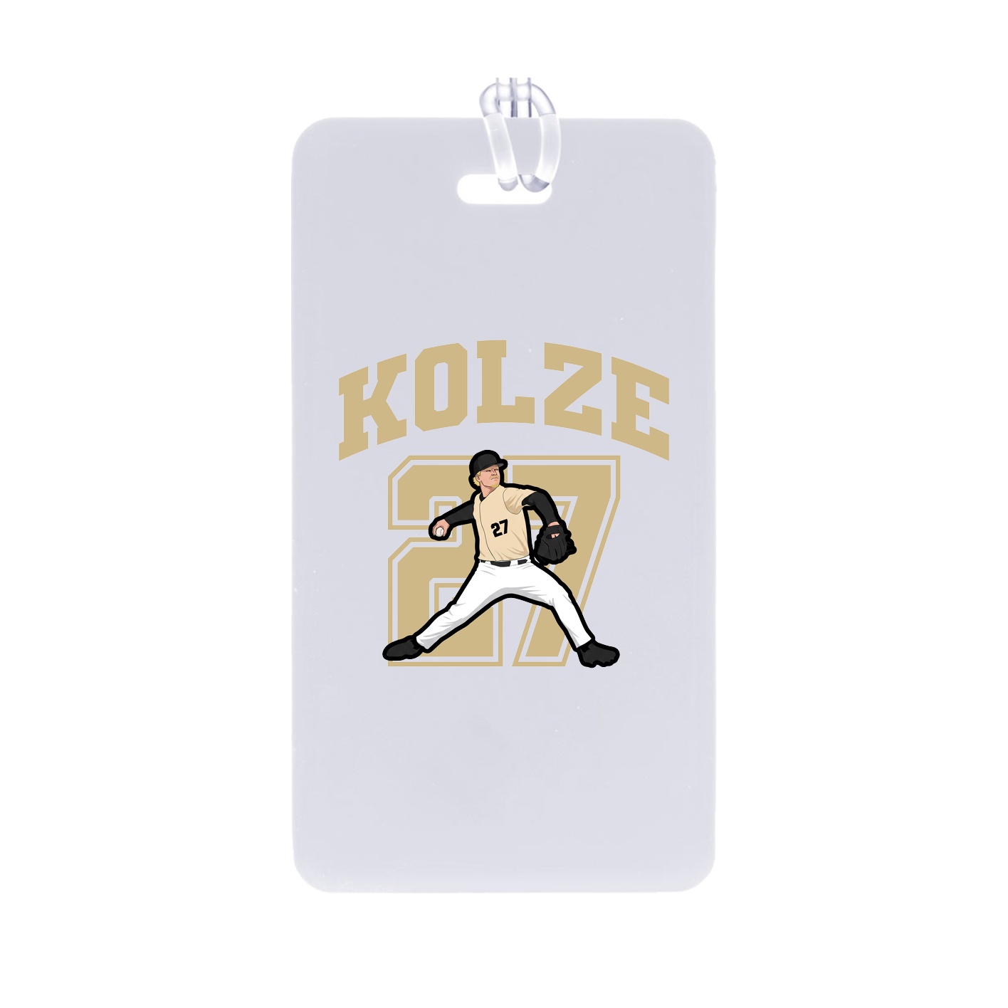 Bag Tag — Number in Classic