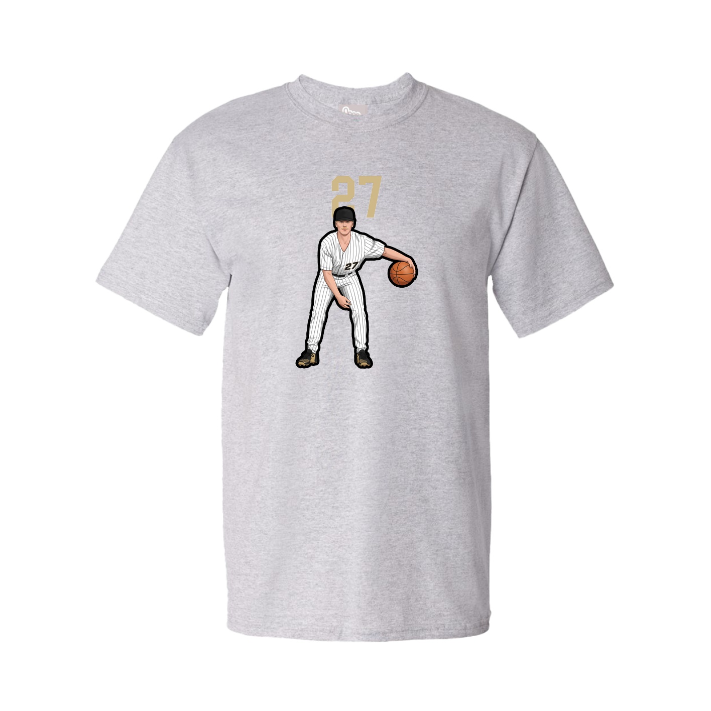 Tee — Number Top in Grey