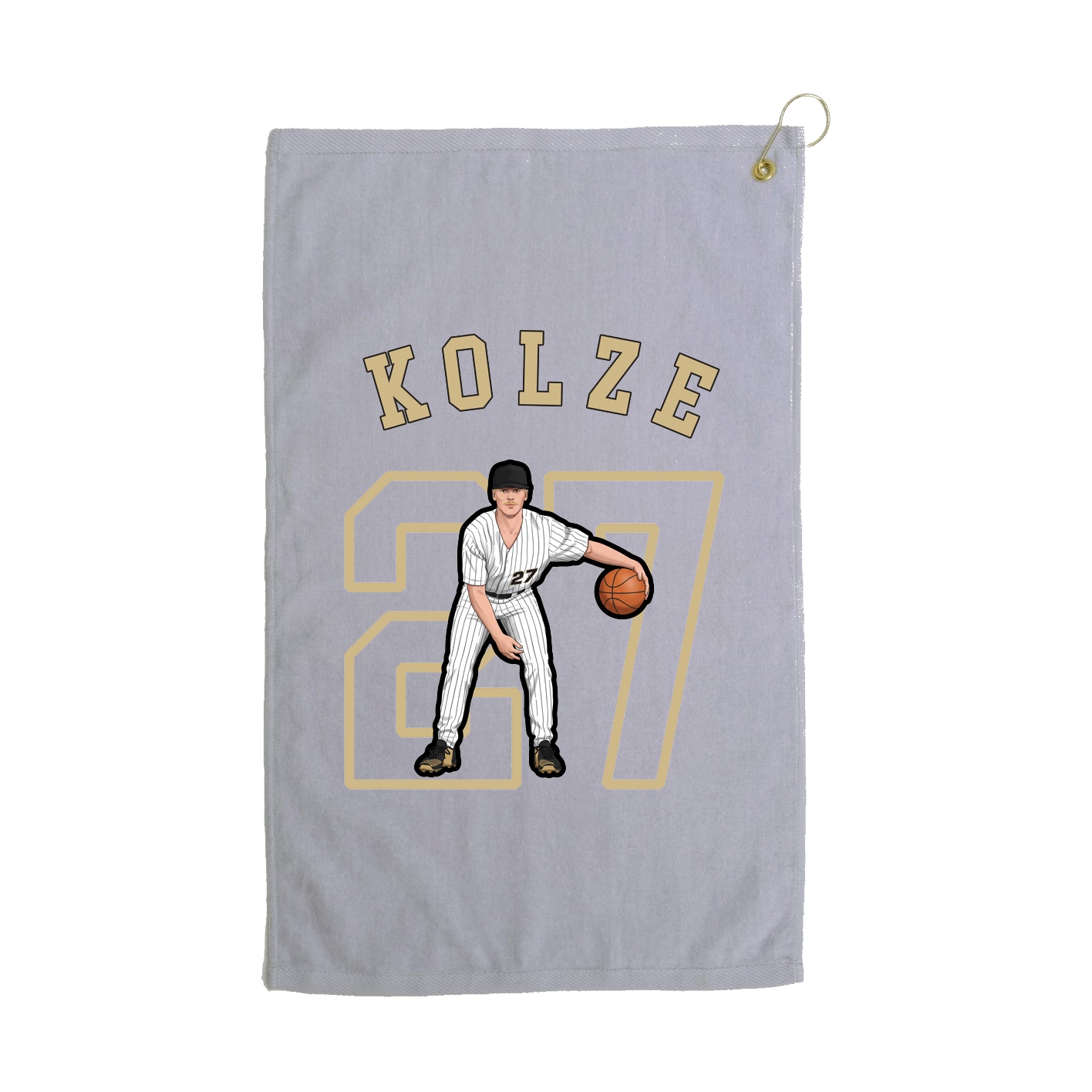 Golf Towel — Shirsey Arch in Grey