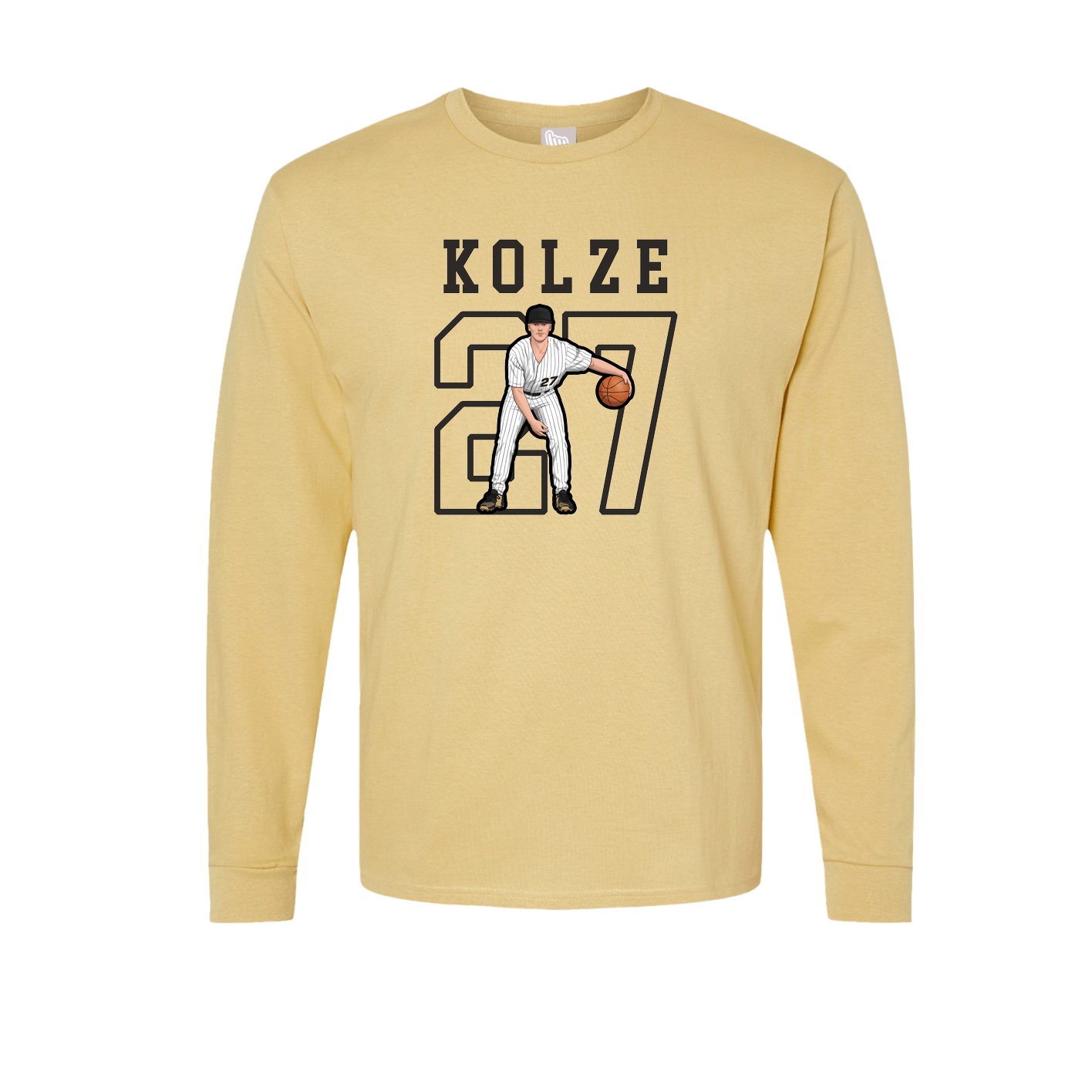 Long Sleeve Tee — Shirsey in Vegas Gold