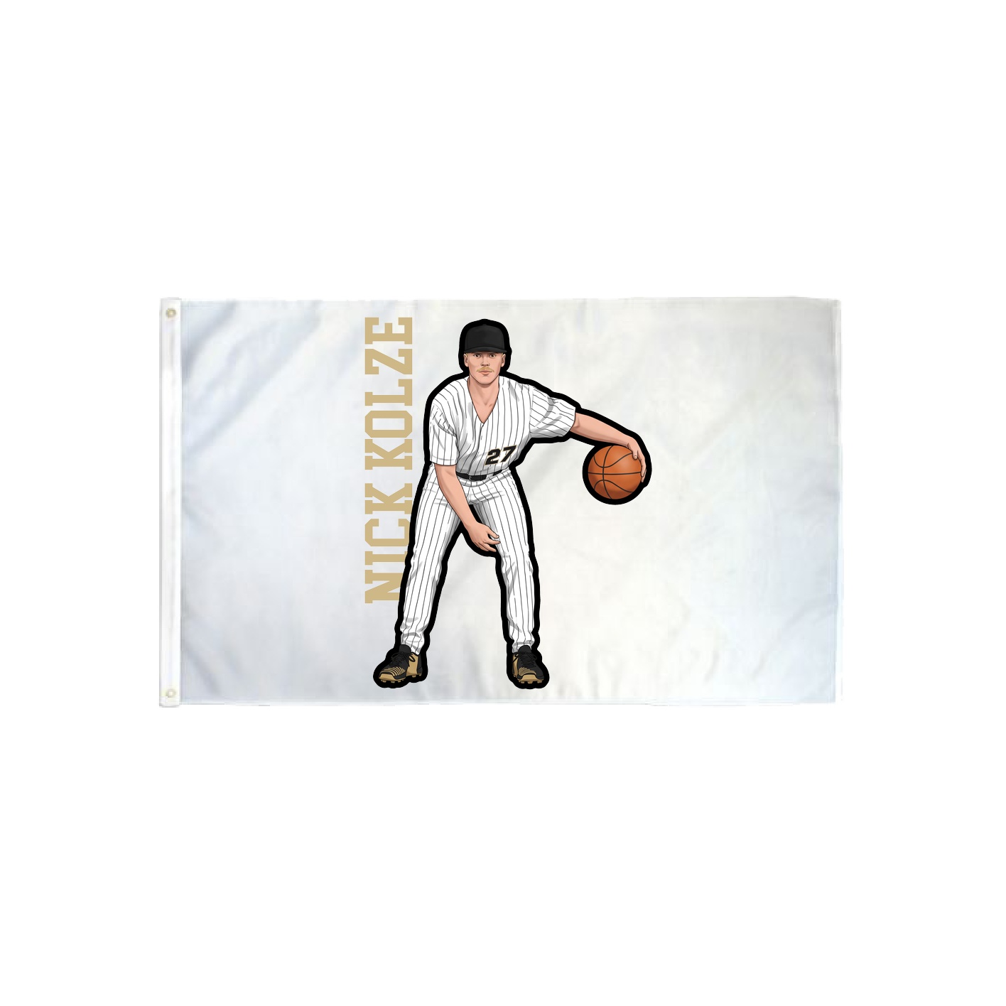 3x5 Flag — Name Vertical in Classic