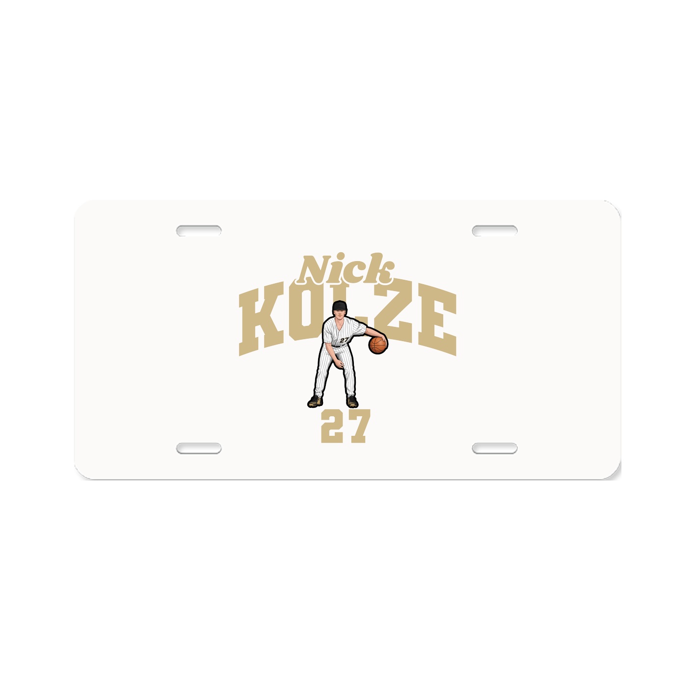 License Plate — Signature Arch in Classic