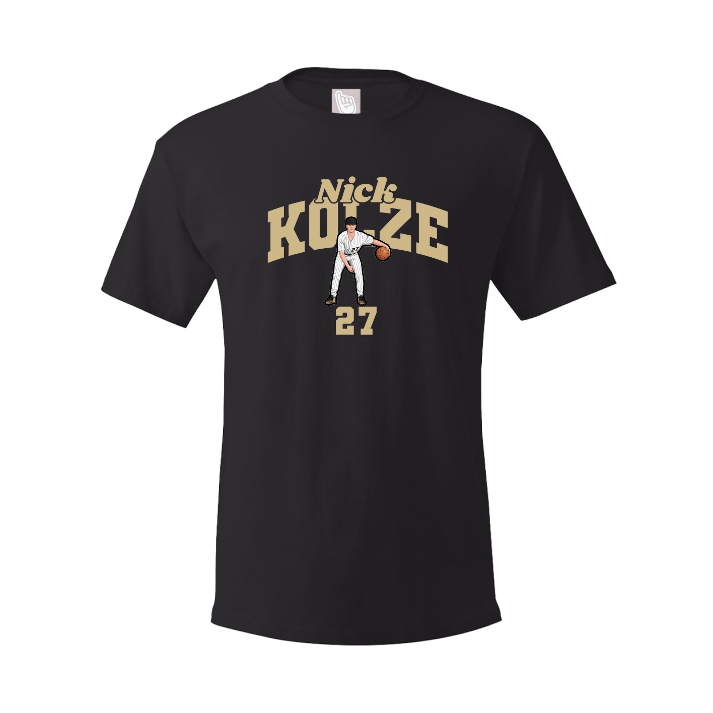 Youth Tee — Signature Arch in Black