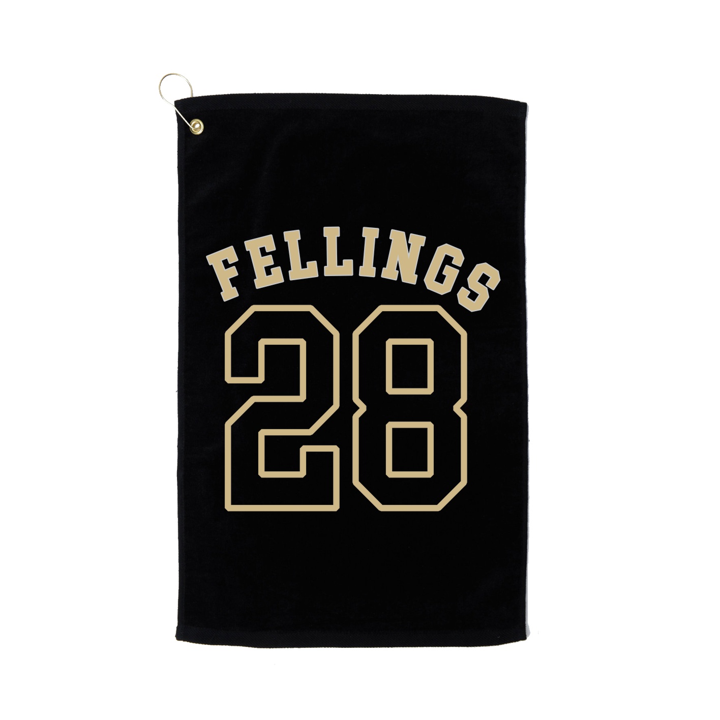 Golf Towel — Shirsey Arch in Black