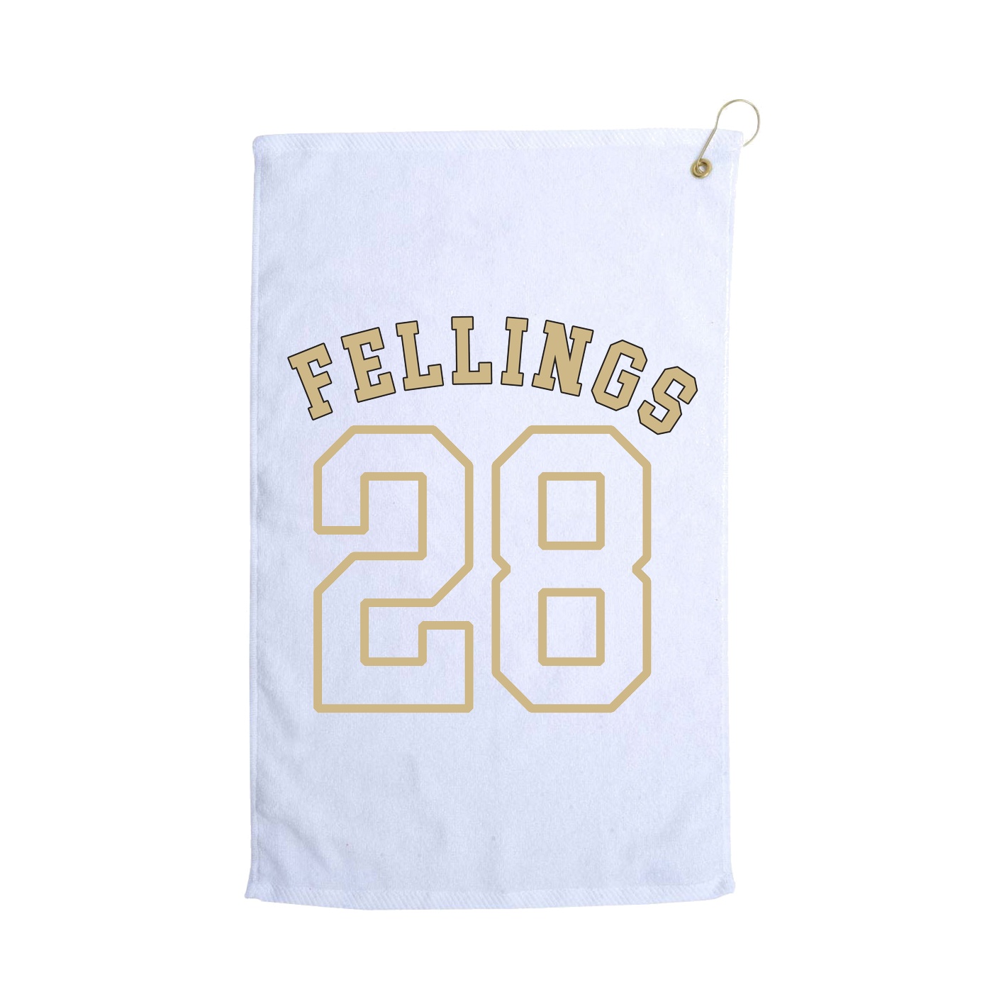 Golf Towel — Shirsey Arch in White