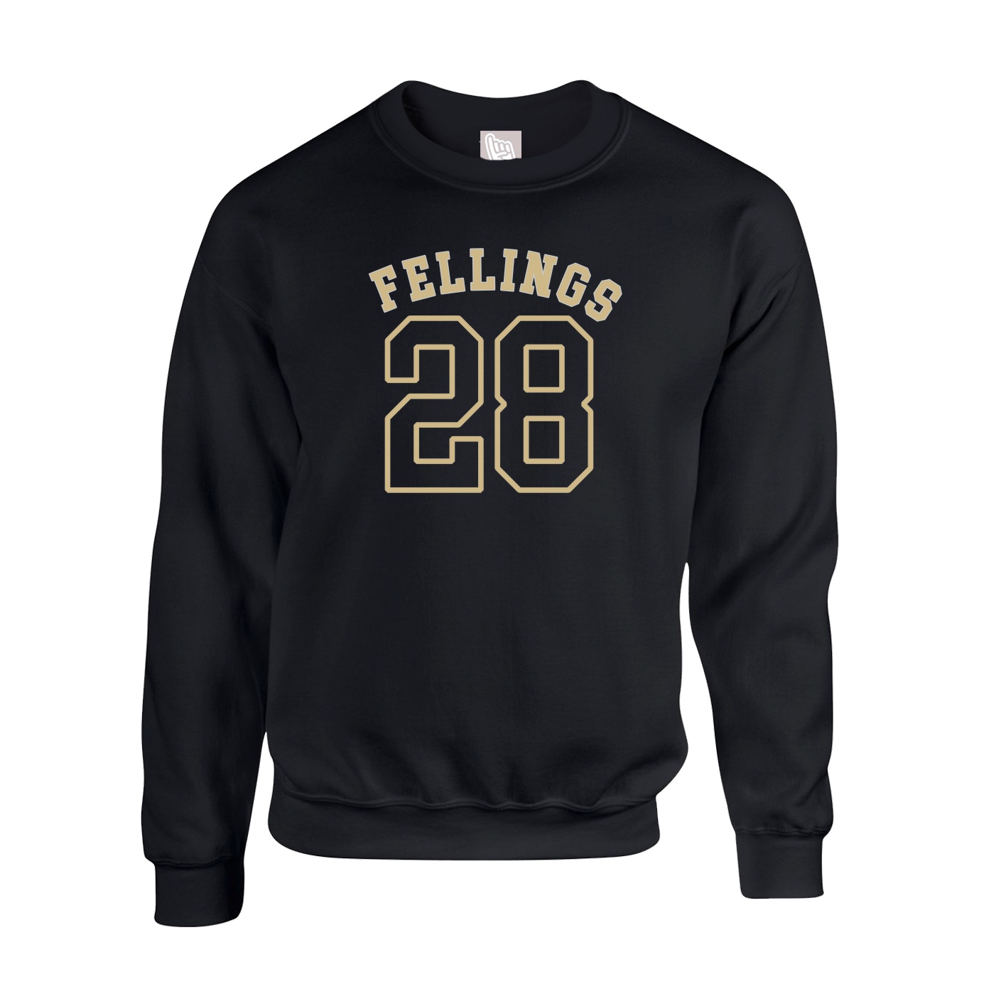 Fleece Crew — Shirsey Arch in Black