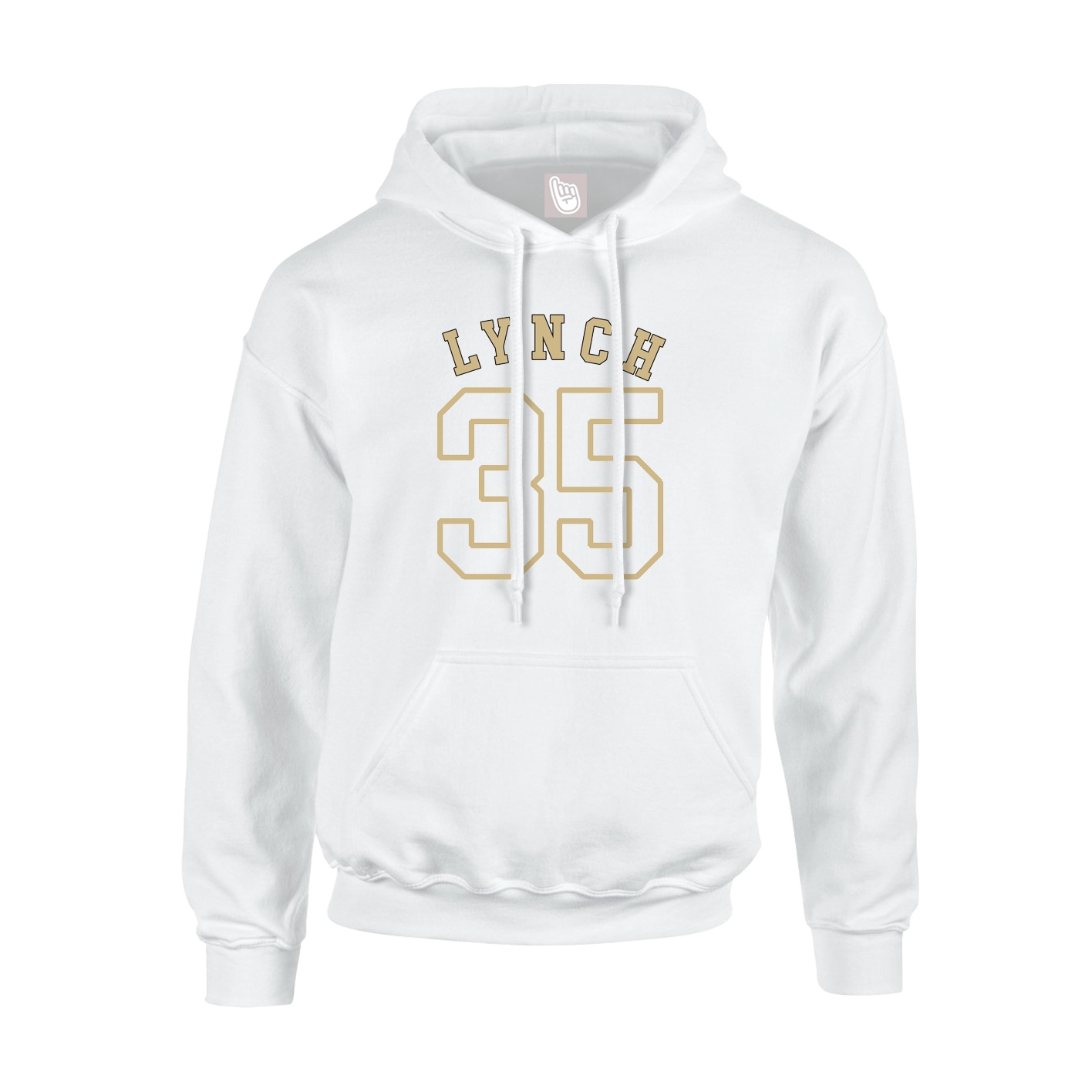 Hoodie — Shirsey Arch in White