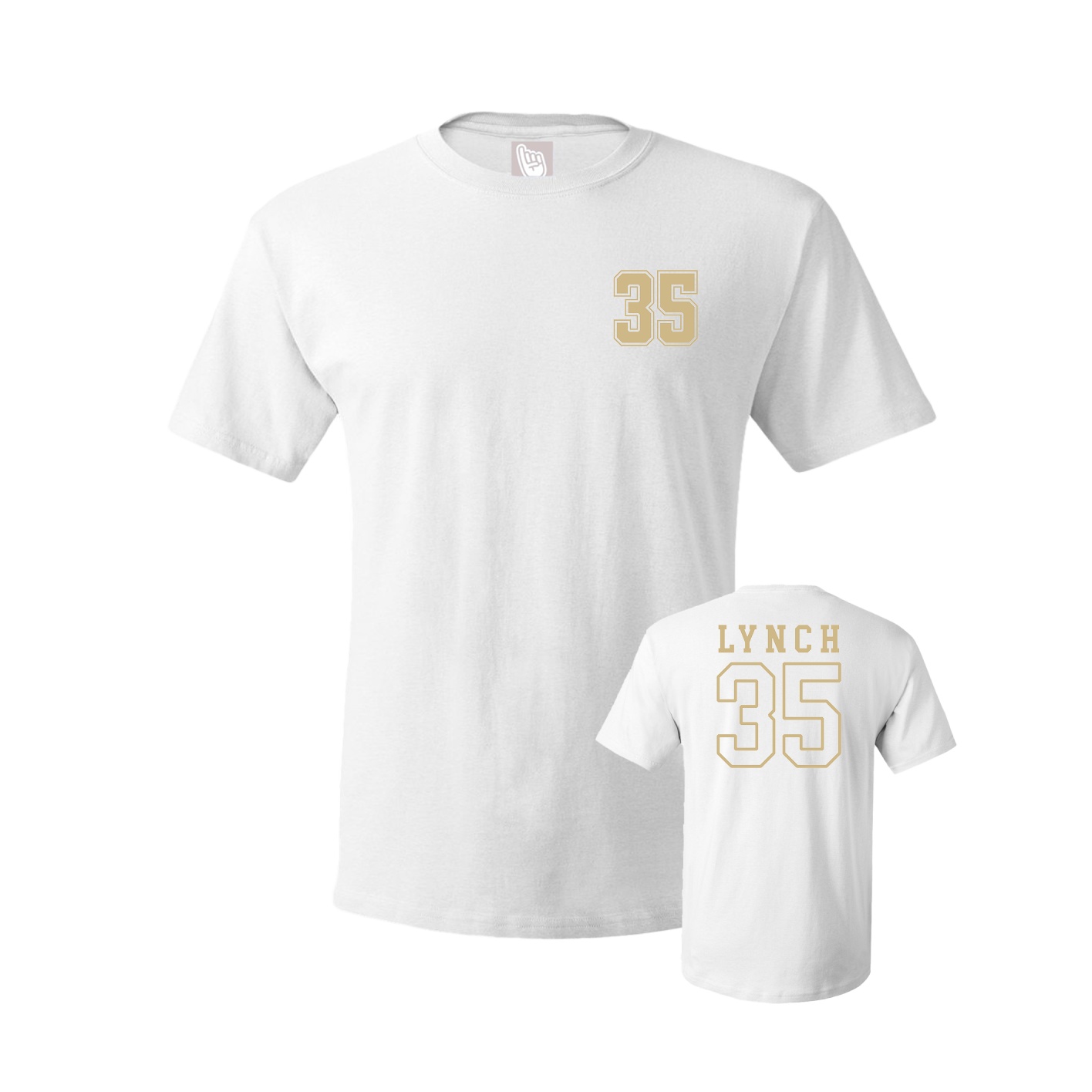 Tee — Chest Back in White
