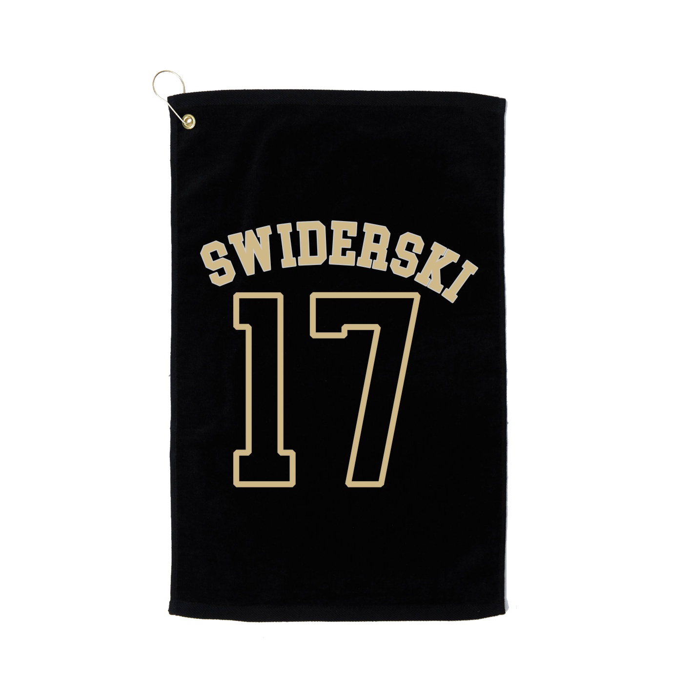 Golf Towel — Shirsey Arch in Black