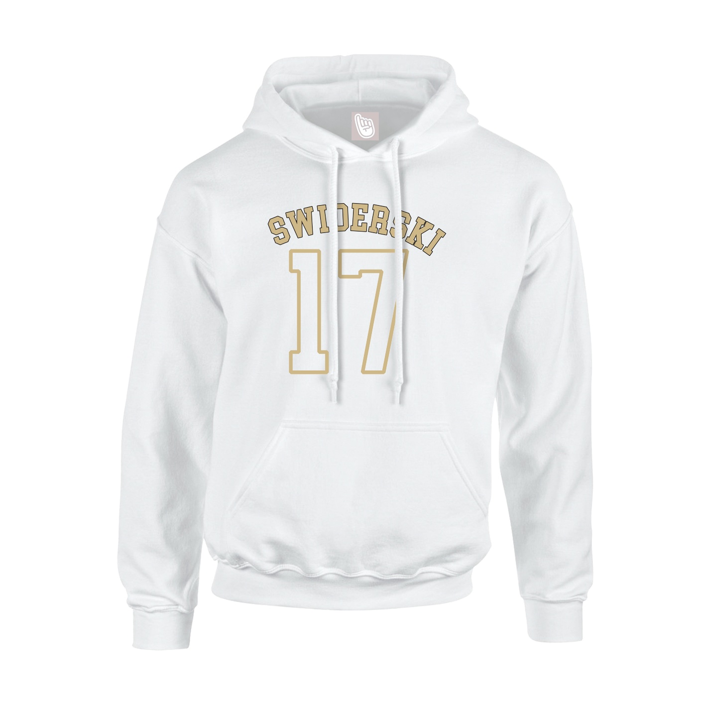 Hoodie — Shirsey Arch in White