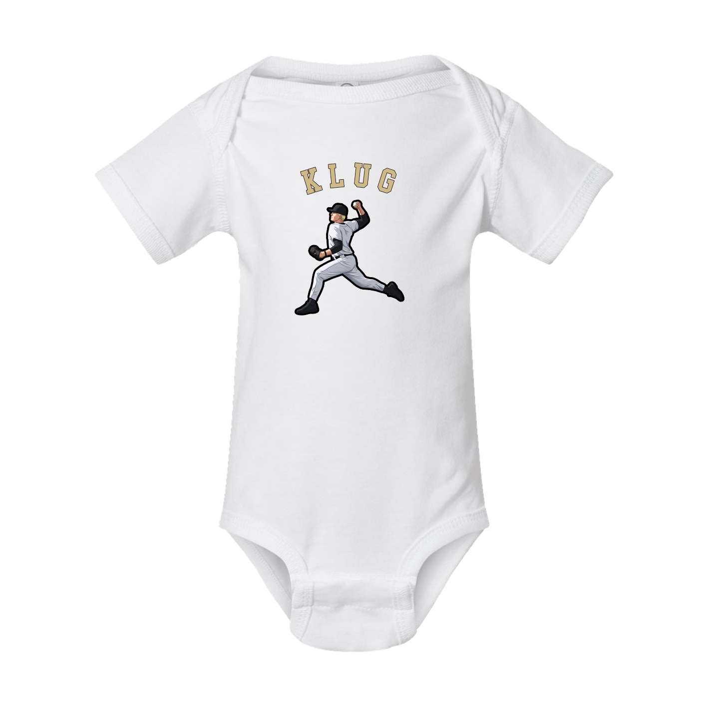 Baby Onesie — Shirsey Arch in White