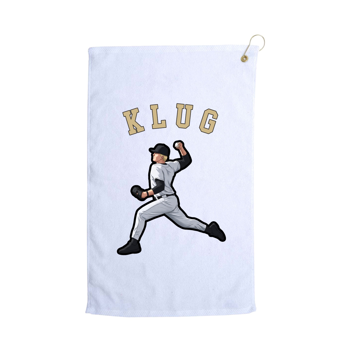 Golf Towel — Shirsey Arch in White