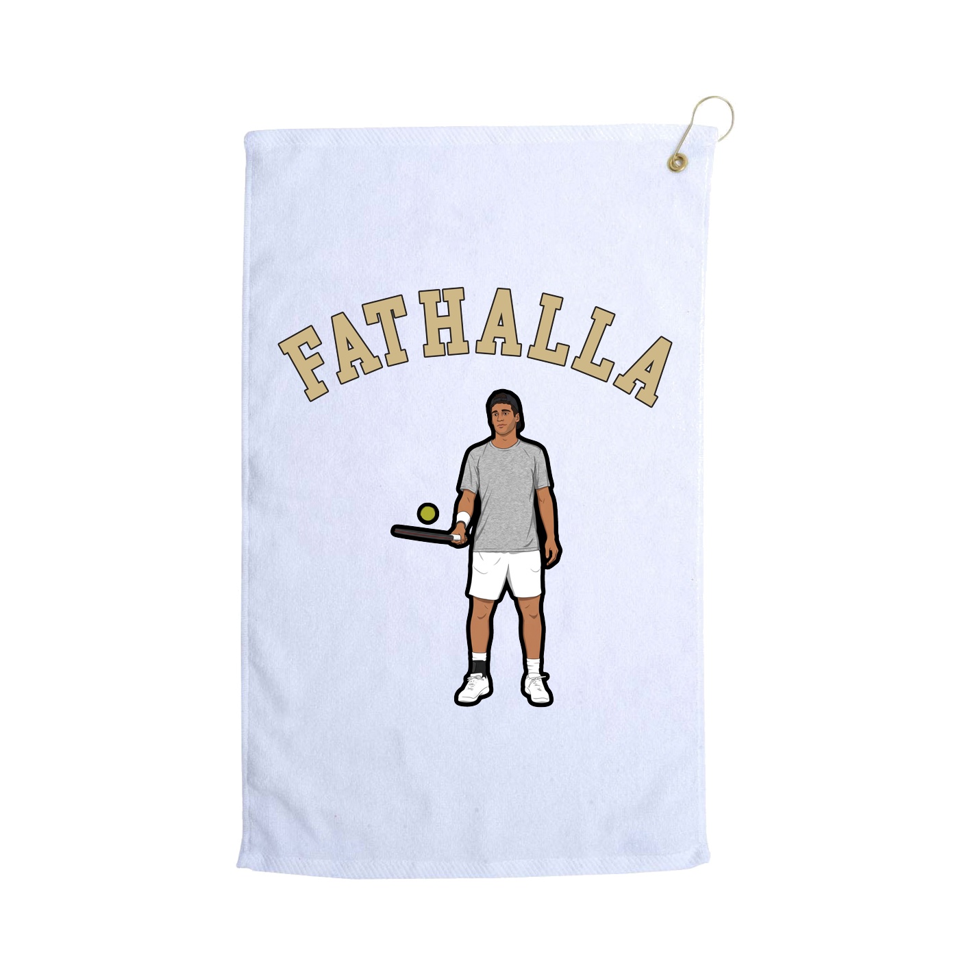 Golf Towel — Shirsey Arch in White