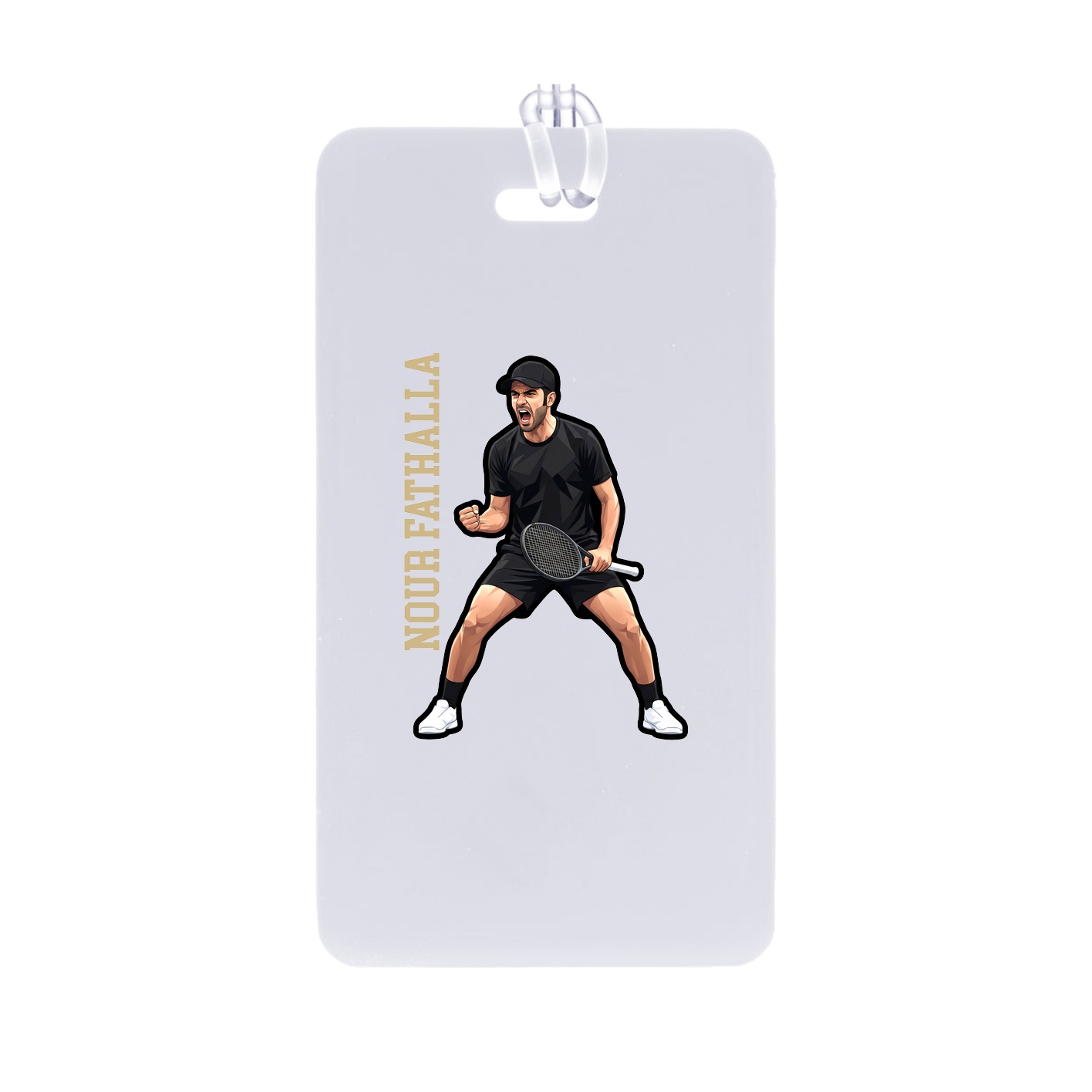 Bag Tag — Name Vertical in Classic