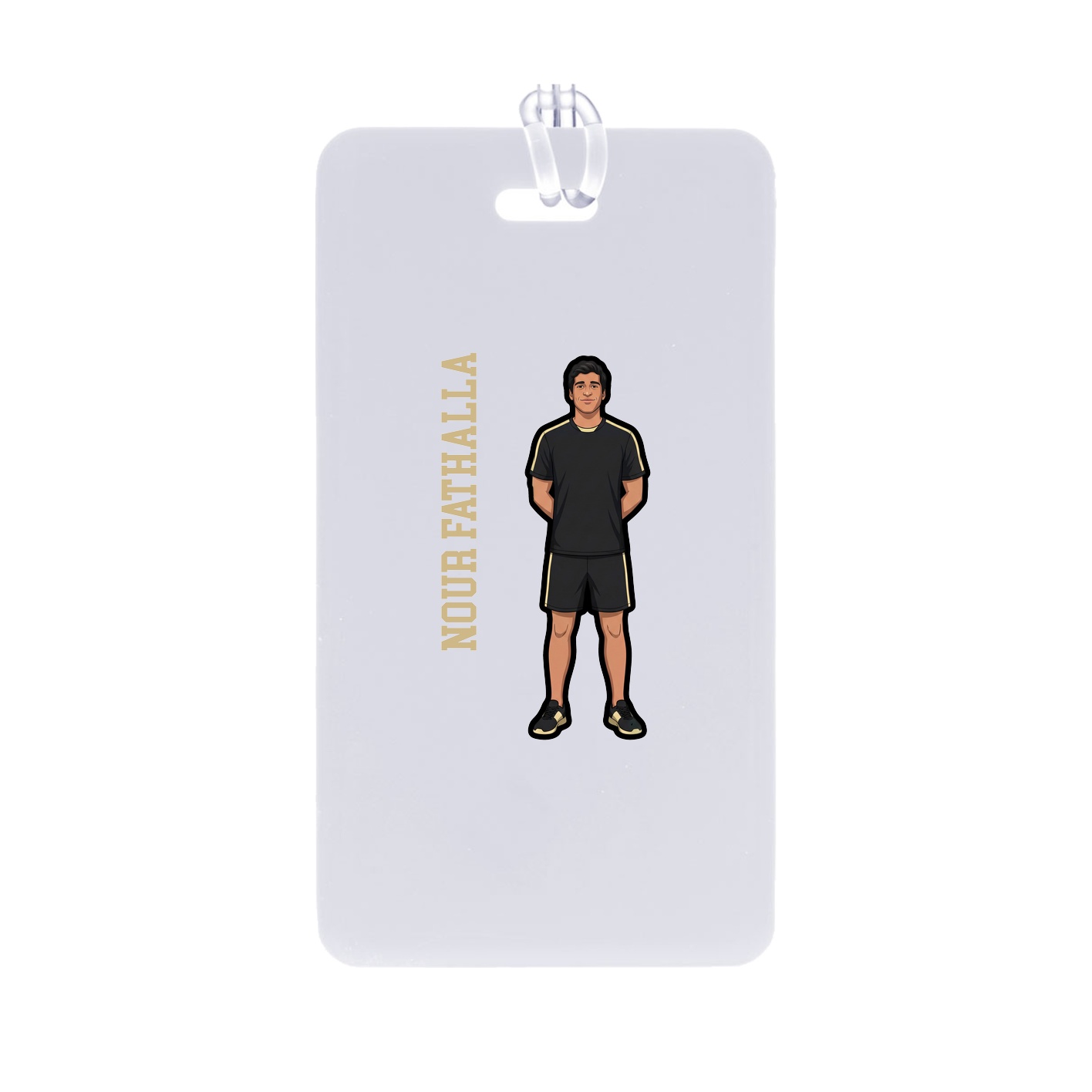 Bag Tag — Name Vertical in Classic