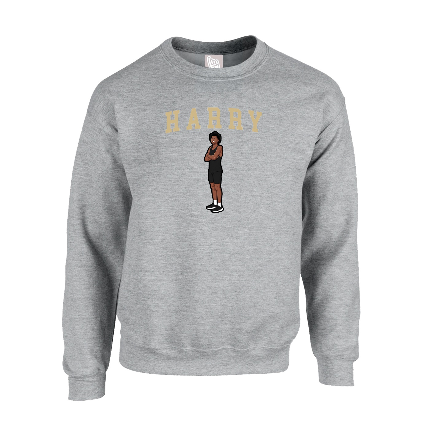Fleece Crew — Shirsey in Grey
