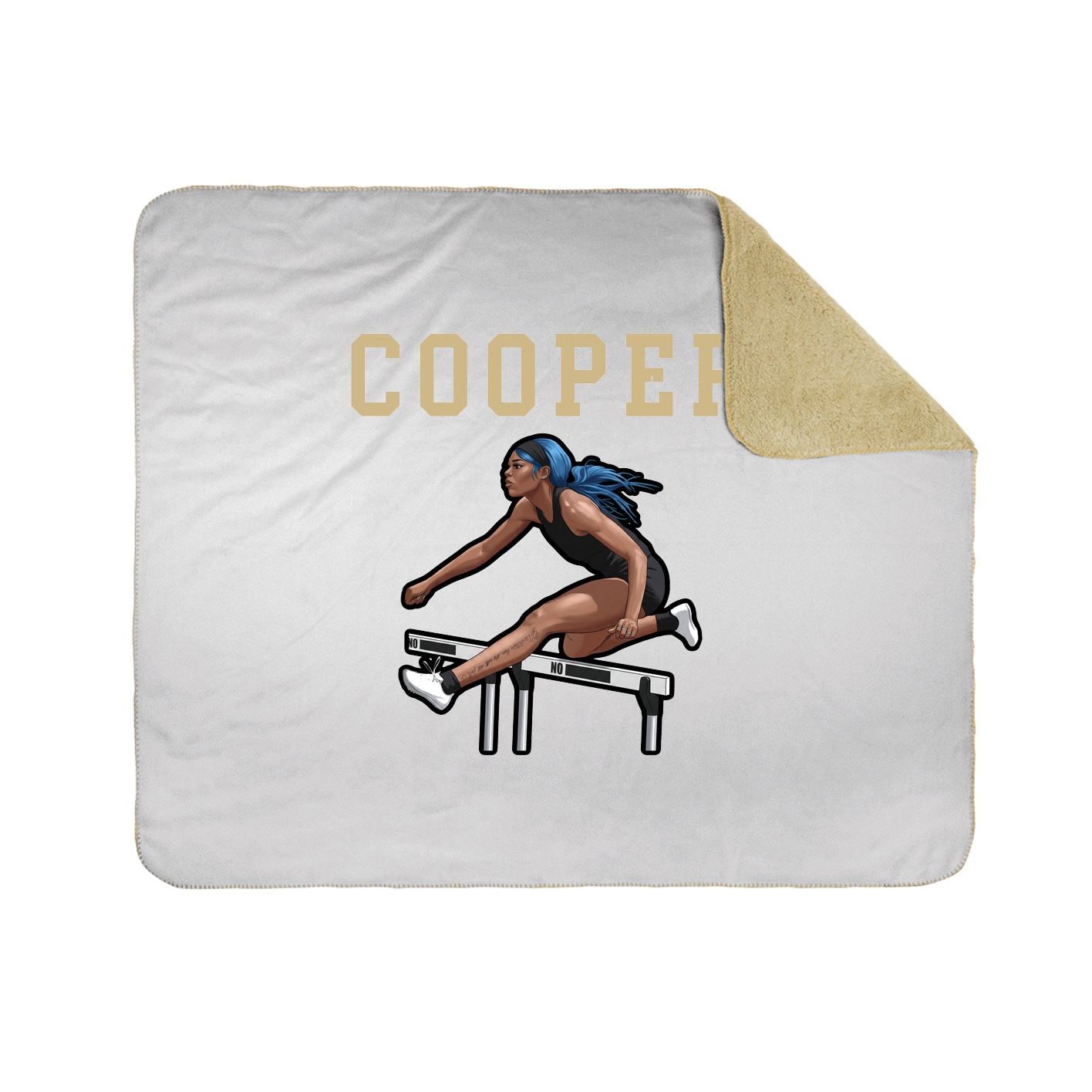 Throw Blanket — Shirsey in White