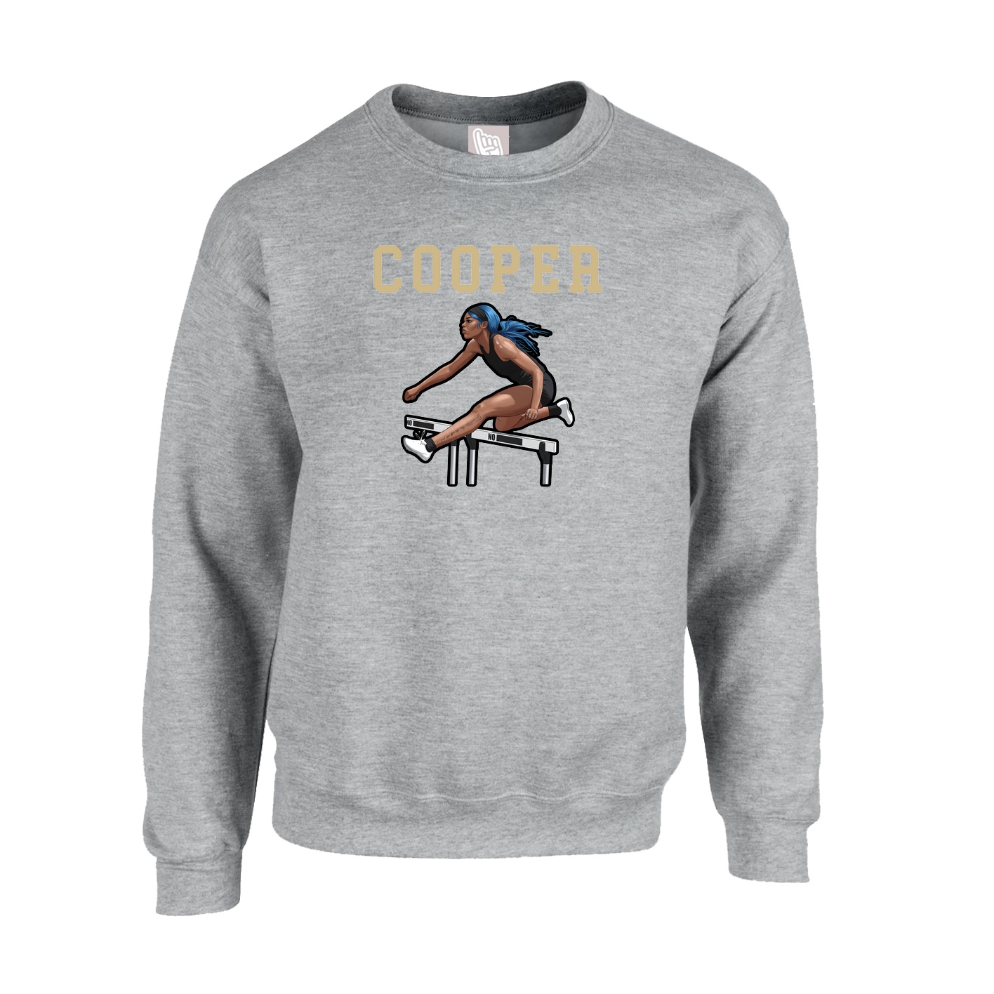 Fleece Crew — Shirsey in Grey