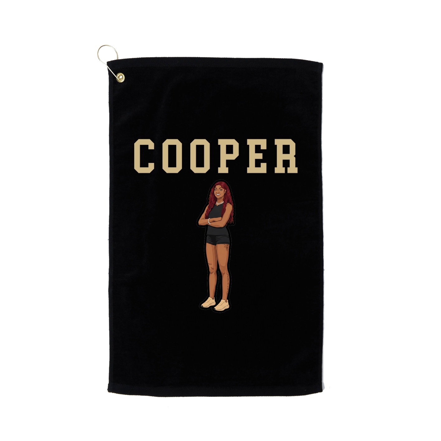 Golf Towel — Shirsey in Black