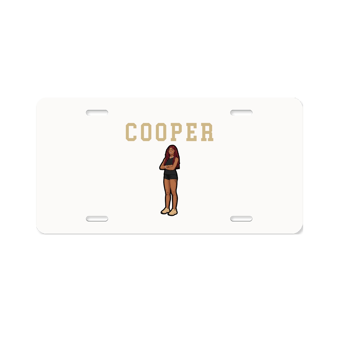 License Plate — Shirsey in Classic