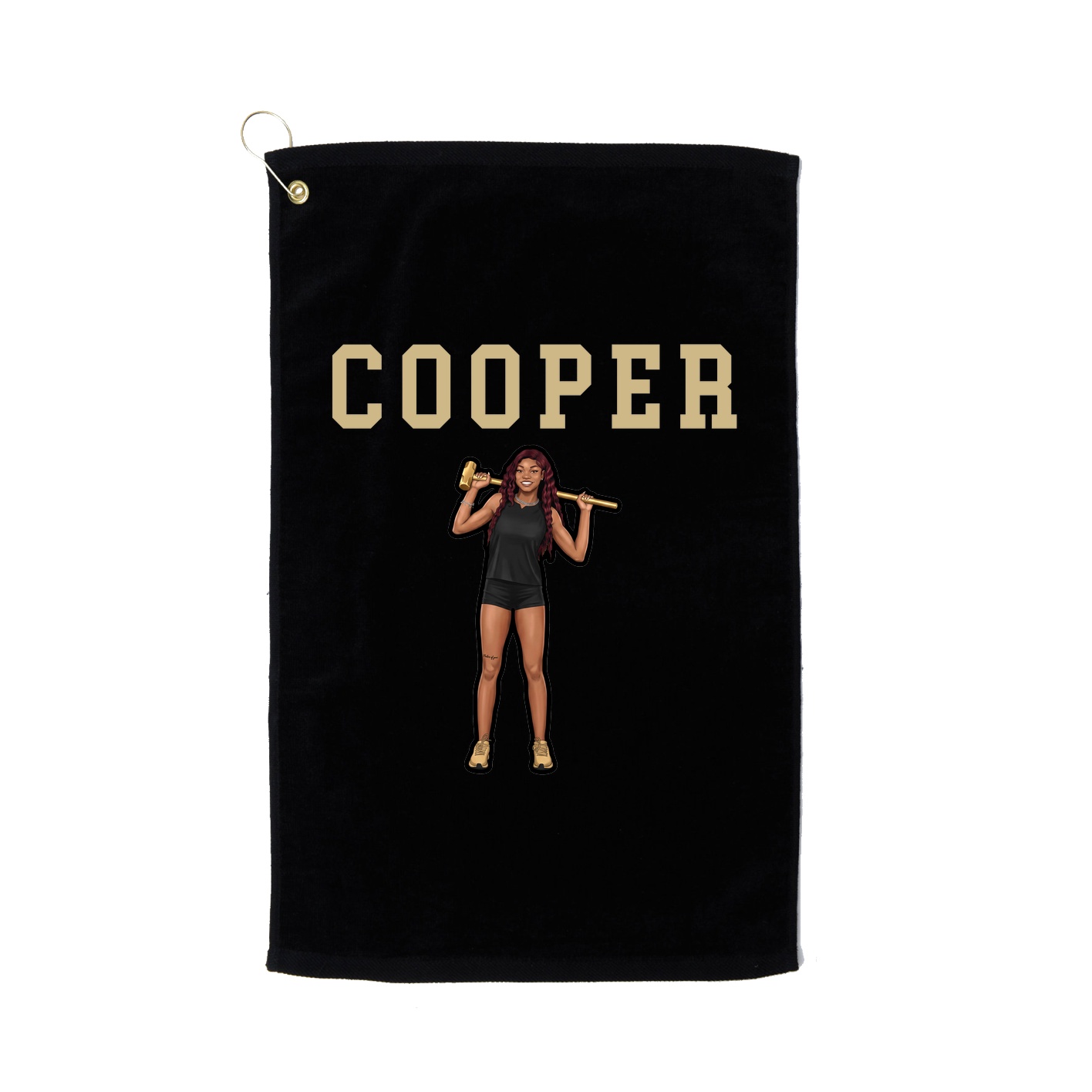 Terry Velour Golf Towel
