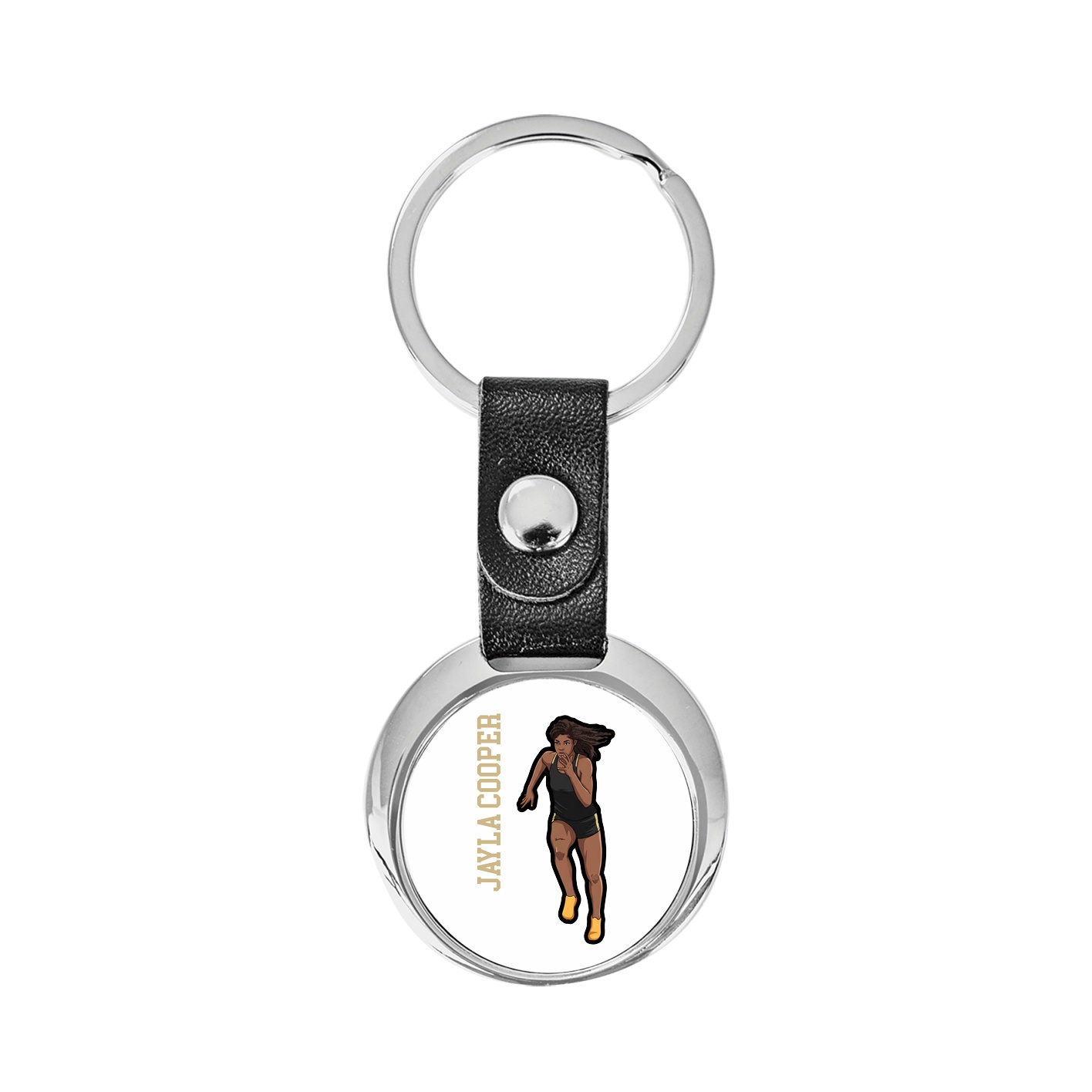 Key Chain — Name Vertical in Classic