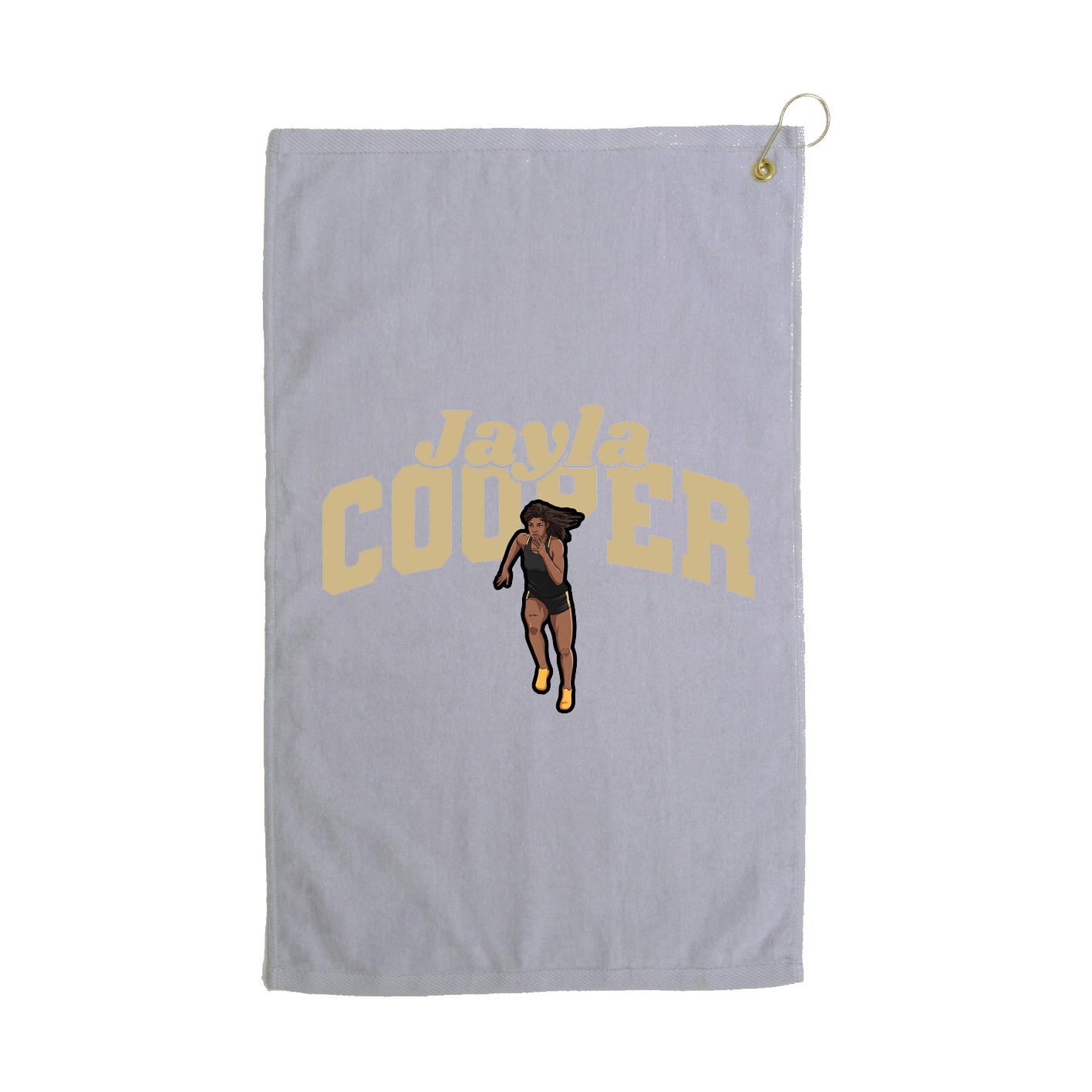 Golf Towel — Signature Arch in Grey
