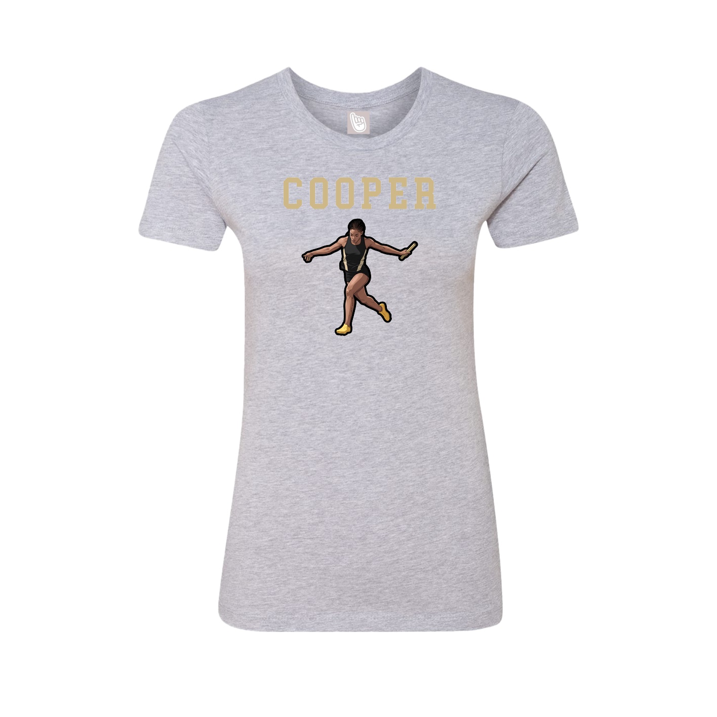 Fitted Women's Tee — Shirsey in Grey