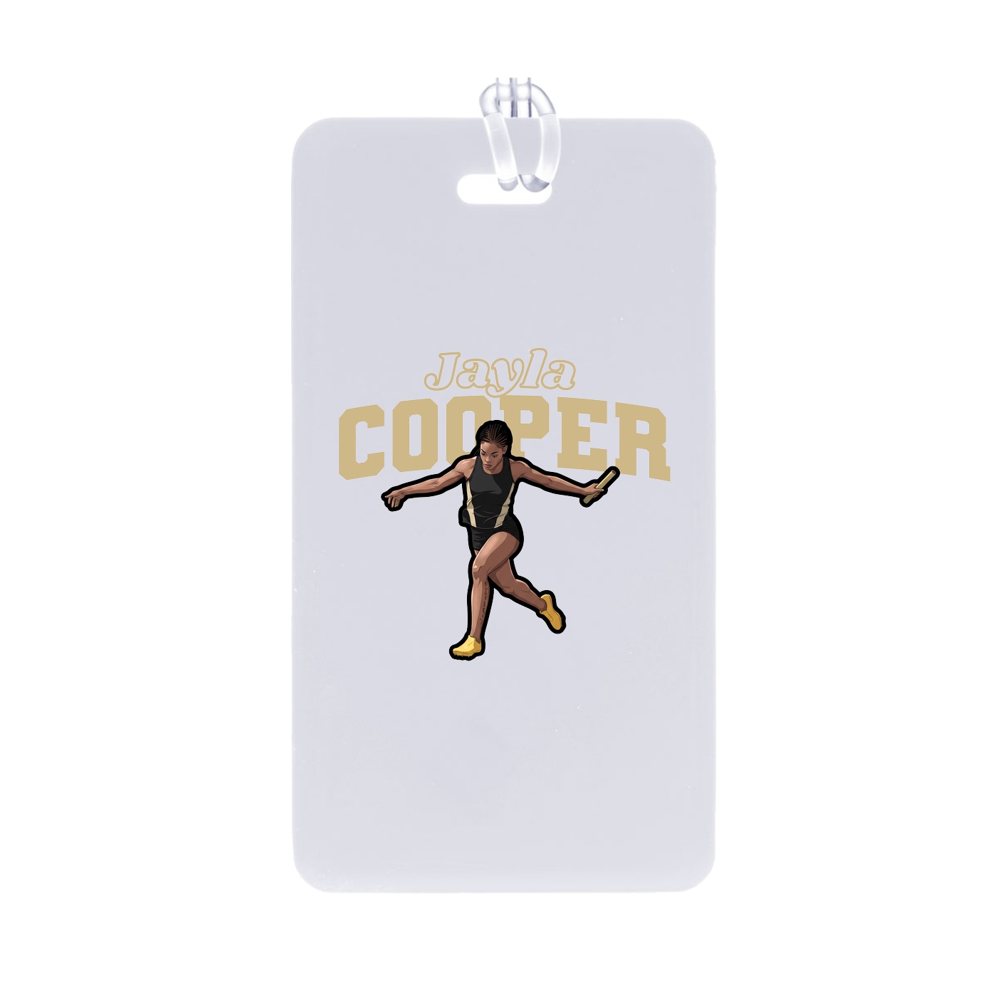 Bag Tag — Name Arch in Classic