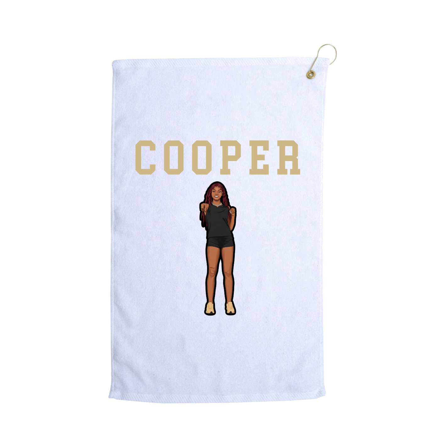 Golf Towel — Shirsey in White