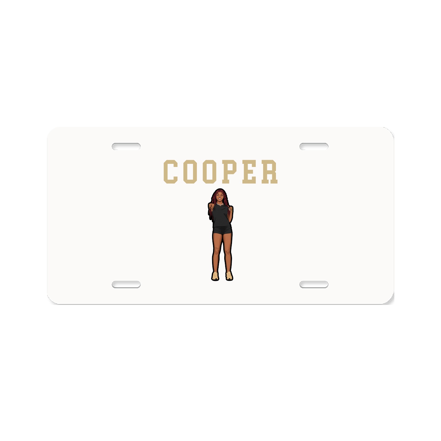License Plate — Shirsey in Classic