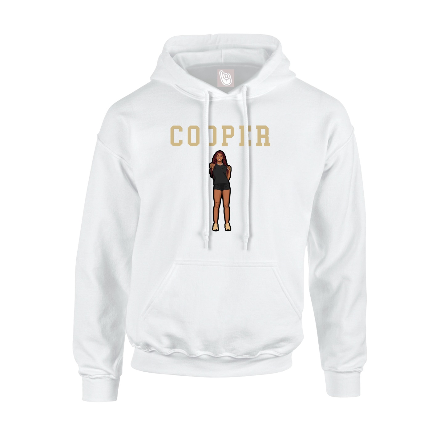 Youth Hoodie — Shirsey in White