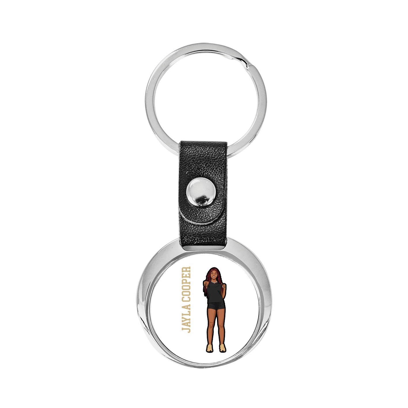 Key Chain — Name Vertical in Classic