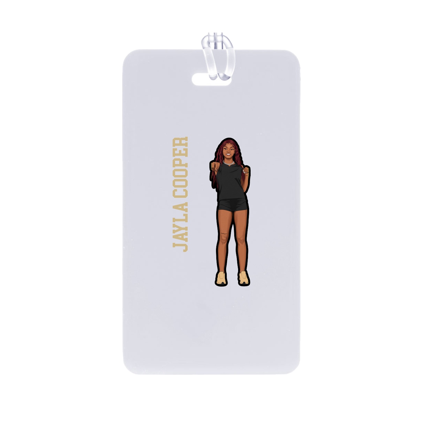 Bag Tag — Name Vertical in Classic