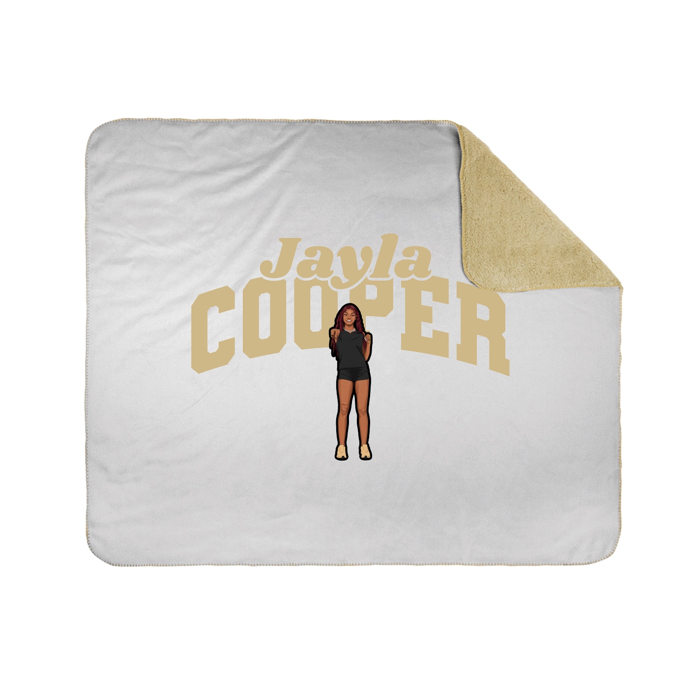 Throw Blanket — Signature Arch in White