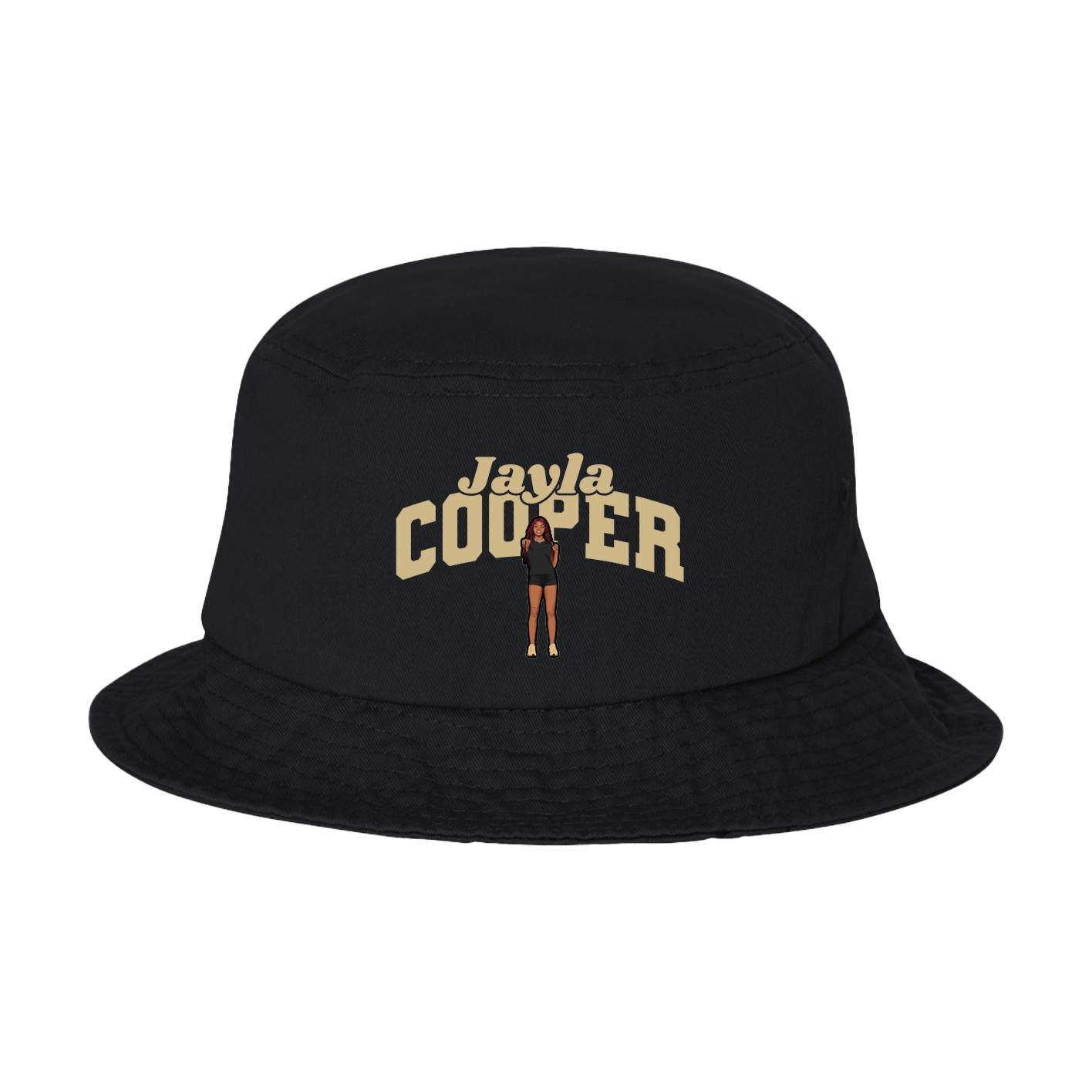 Bucket Cap — Signature Arch in Black