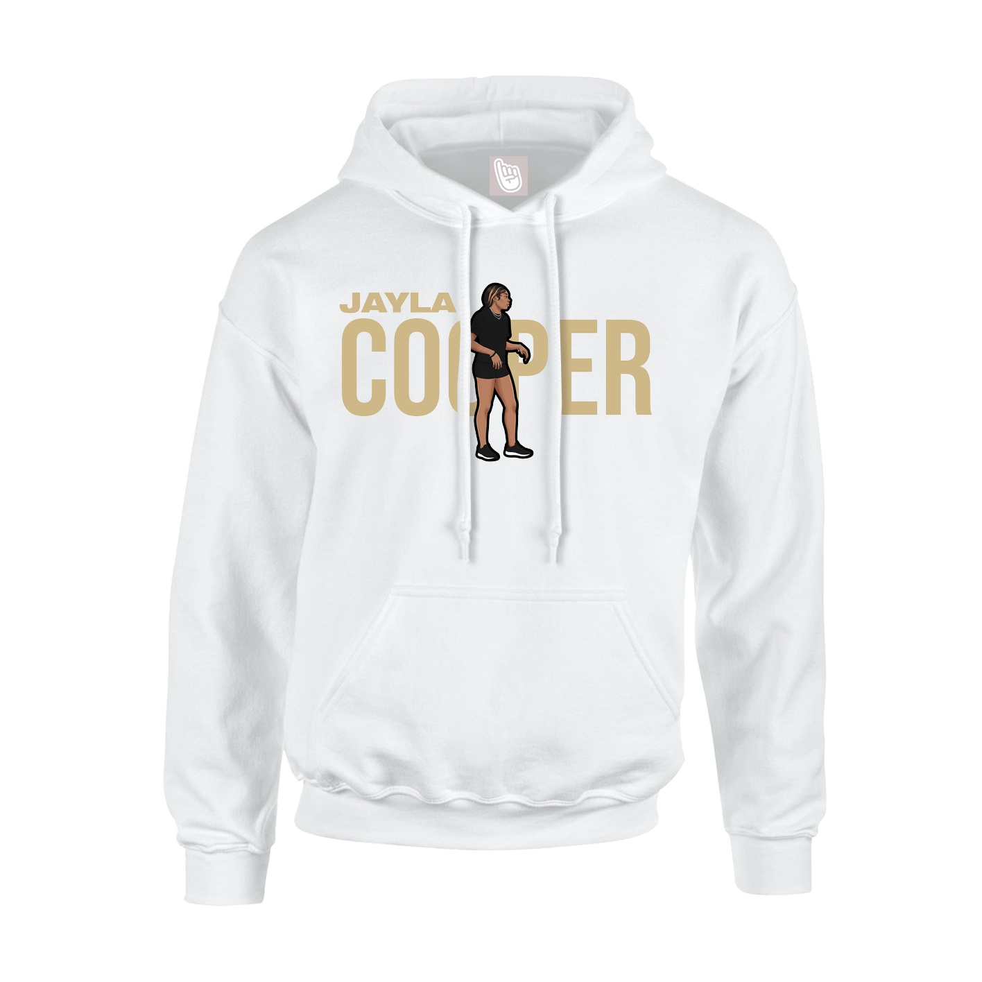 Hoodie — Player Name in White