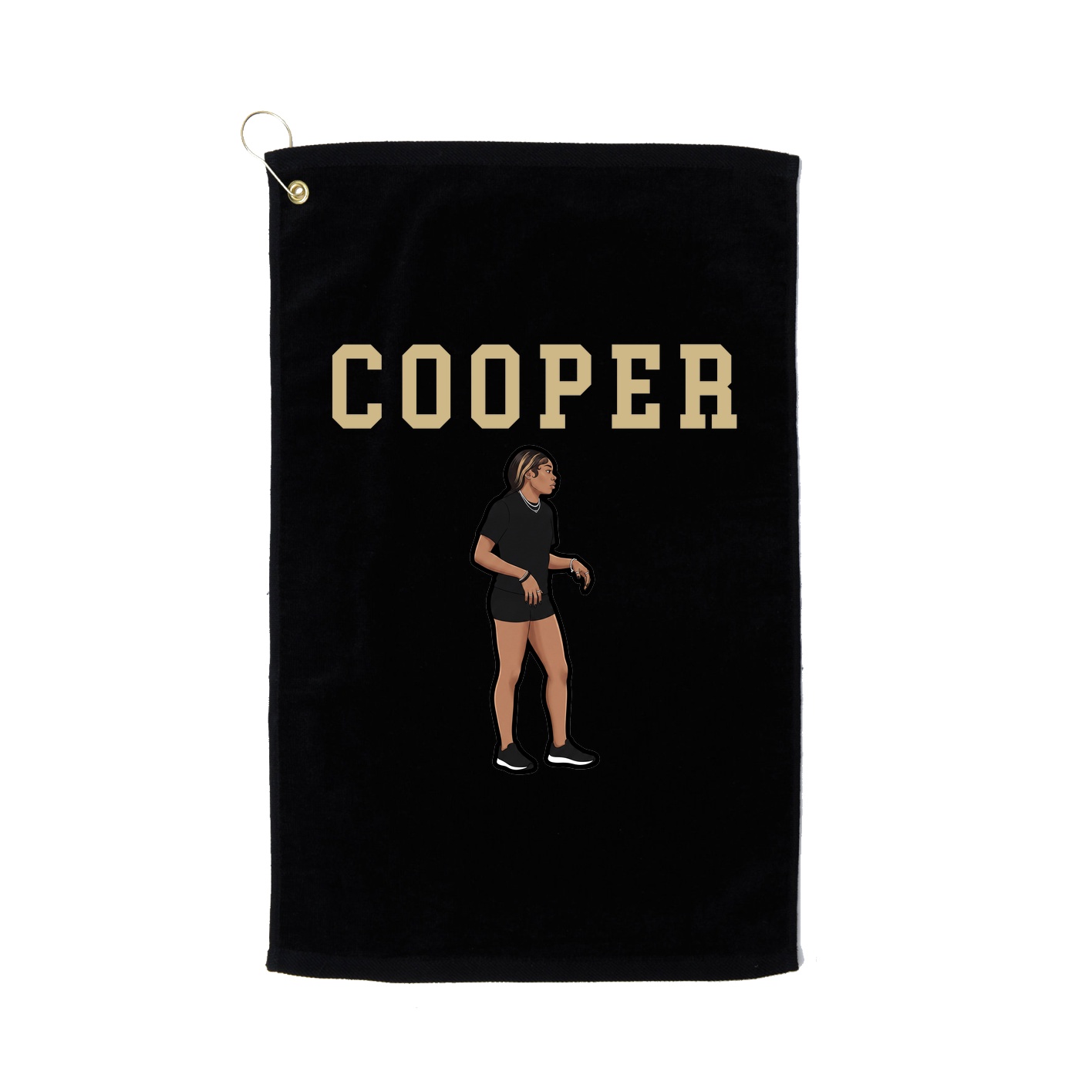 Golf Towel — Shirsey in Black