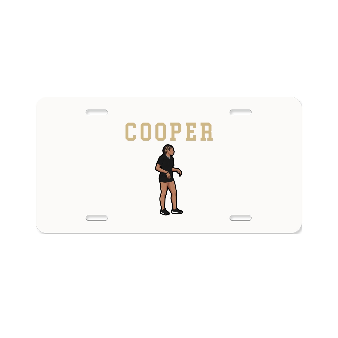 License Plate — Shirsey in Classic